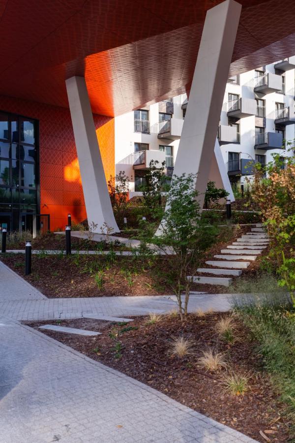 Luxurycity Apartment With Terrace Breslavia Esterno foto